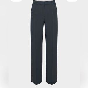 Aritzia effortless pant crepette black